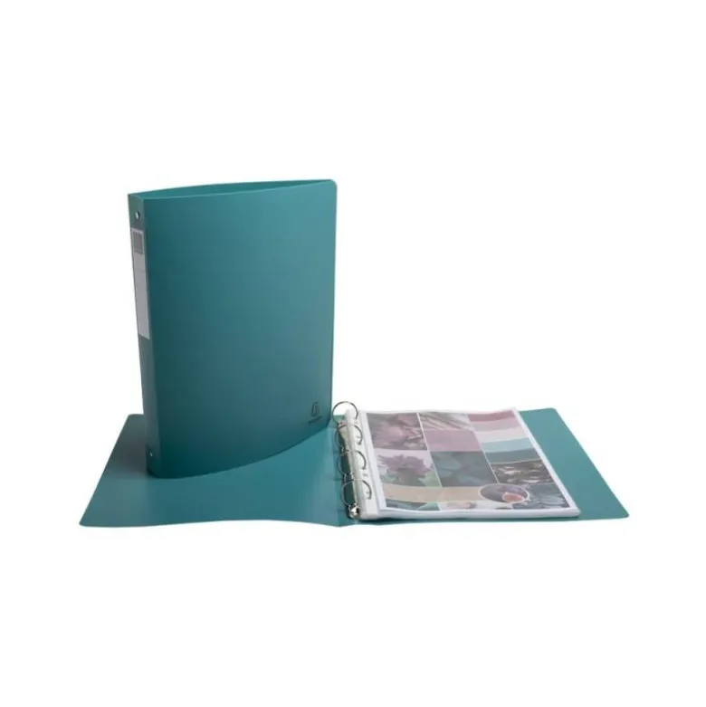 CARPETA DE 4 ANILLAS 30 MM EXACOMPTA SKANDI DIN A4+ POLIPROPILENO RECICLADO COLORES SURTIDOS