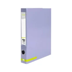 CARPETA DE 2 ANILLAS 25 MM MIXTAS LIDERPAPEL DIN A4 COLOR VIOLETA CARTON FORRADO