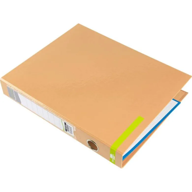 CARPETA DE 2 ANILLAS 25 MM MIXTAS LIDERPAPEL DIN A4 COLOR NARANJA CARTON FORRADO