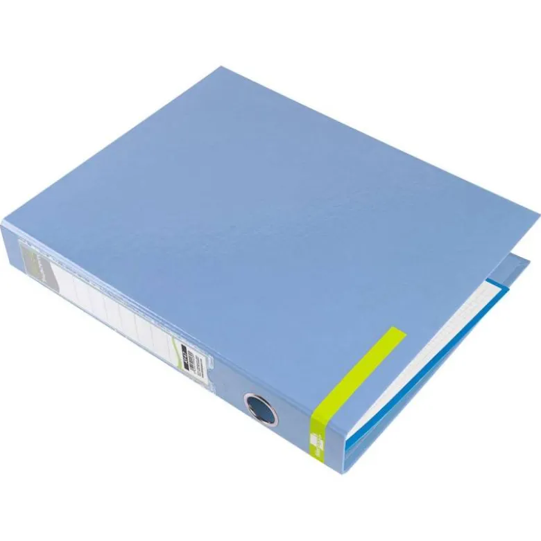 CARPETA DE 2 ANILLAS 25 MM MIXTAS LIDERPAPEL DIN A4 COLOR AZUL CARTON FORRADO