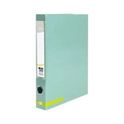 CARPETA DE 2 ANILLAS 25 MM MIXTAS LIDERPAPEL DIN A4 COLOR VERDE CARTON FORRADO
