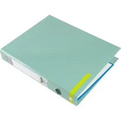 CARPETA DE 2 ANILLAS 25 MM MIXTAS LIDERPAPEL DIN A4 COLOR VERDE CARTON FORRADO