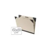 Carpeta de dibujo Canson Brut 61x81 cm Carton kraft con gomas Color gris