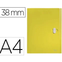 CARPETA DE PROYECTOS LEITZ RECYCLE DIN A4 POLIPROPILENO LOMO 38 MM AMARILLO