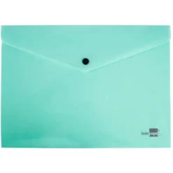 Carpeta dossier broche Liderpapel DIN A4 polipropileno 180 micras 50 hojas color verde