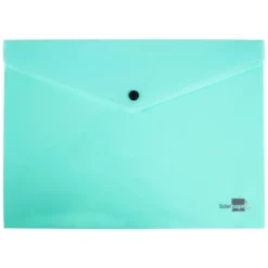 Carpeta dossier broche Liderpapel DIN A4 polipropileno 180 micras 50 hojas color verde