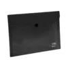 Carpeta dossier broche Liderpapel DIN A7 polipropileno 180 micras 50 hojas color negro