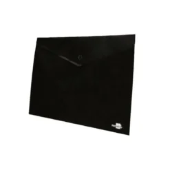 Carpeta dossier broche Liderpapel DIN A4 polipropileno 180 micras 50 hojas color negro
