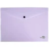 Carpeta dossier broche Liderpapel DIN A4 polipropileno 180 micras 50 hojas color violeta