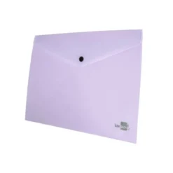 Carpeta dossier broche Liderpapel DIN A4 polipropileno 180 micras 50 hojas color violeta