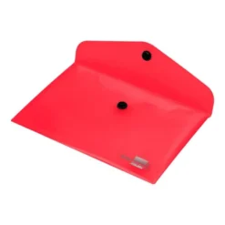 Carpeta dossier broche Liderpapel DIN A7 polipropileno 180 micras 50 hojas color rojo
