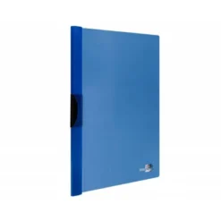 Carpeta dossier con pinza lateral Liderpapel 60 hojas Din A4 color azul