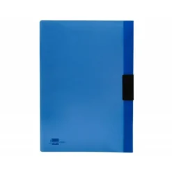 Carpeta dossier con pinza lateral Liderpapel 60 hojas Din A4 color azul