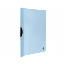 Carpeta dossier con pinza lateral Liderpapel 30 hojas Din A4 color azul
