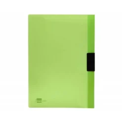 Carpeta dossier con pinza lateral Liderpapel 60 hojas Din A4 color verde