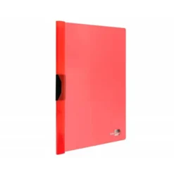 Carpeta dossier con pinza lateral Liderpapel 30 hojas Din A4 color rojo