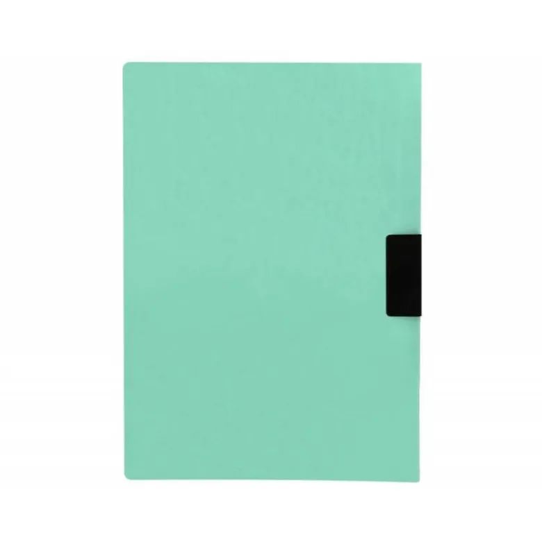 Carpeta dossier con pinza lateral Liderpapel 30 hojas Din A4 color verde
