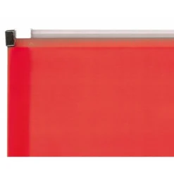 CARPETA DOSSIER LIDERPAPEL DIN A4 CIERRE DE CREMALLERA ROJO