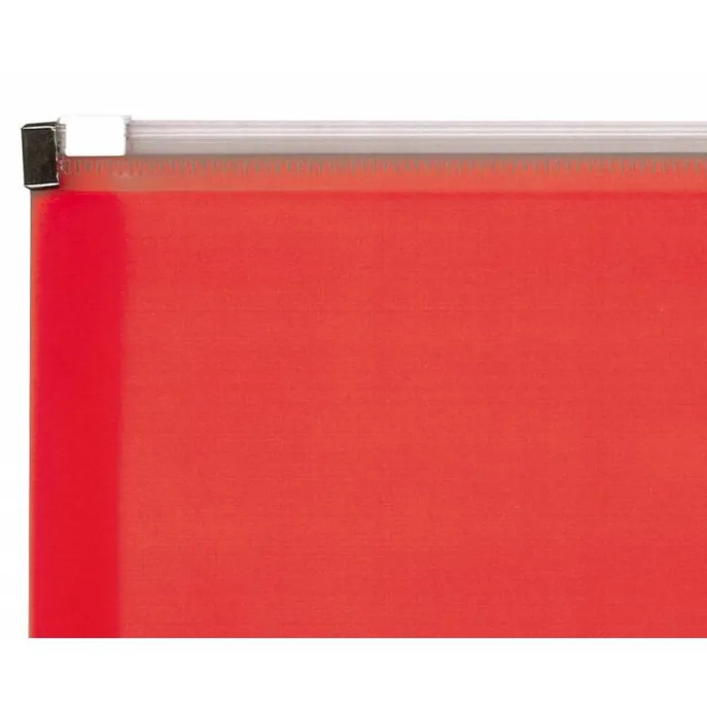 CARPETA DOSSIER LIDERPAPEL DIN A4 CIERRE DE CREMALLERA ROJO
