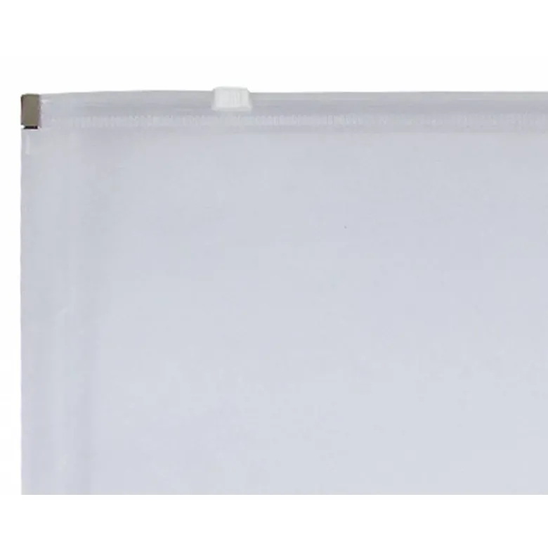 CARPETA DOSSIER LIDERPAPEL DIN A4 CIERRE DE CREMALLERA TRANSPARENTE