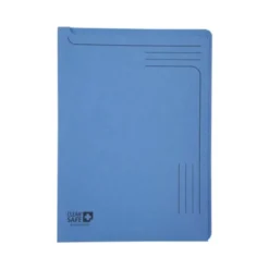 CARPETA DOSSIER UÑERO EXACOMPTA CLEAN SAFE CARTULINA 400 GR DIN A4 AZUL PAQUETE DE 5 UNIDADES