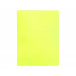 Carpeta escaparate Liderpapel DIN A4 poliporpileno con 30 fundas color amarillo