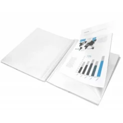 Carpeta escaparate Liderpapel DIN A4 10 fundas polipropileno color transparente