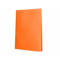 Carpeta escaparate Liderpapel DIN A4 poliporpileno con 20 fundas color naranja