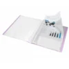 Carpeta escaparate Liderpapel DIN A4 10 fundas polipropileno color lila