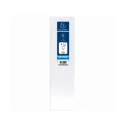 Carpeta Exacompta carton forrado blanca 2 anillas 60 mm