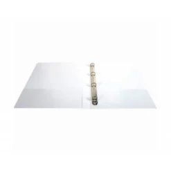 Carpeta Exacompta carton forrado blanca 4 anillas 16 mm