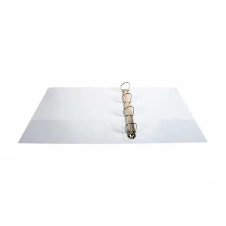 Carpeta Exacompta Din A4+ Carton forrado Blanca 4 anillas 50 mm