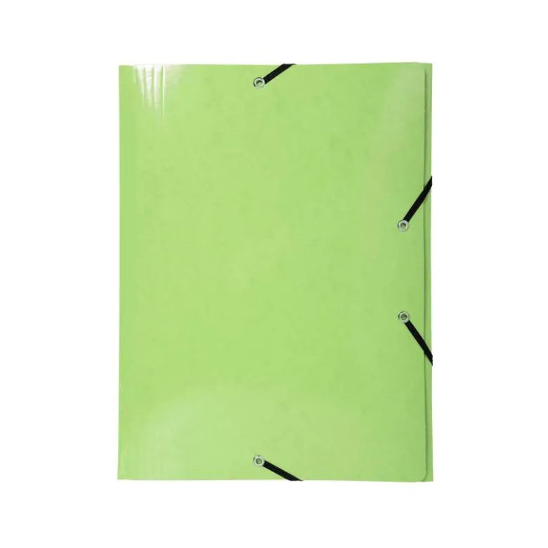 CARPETA EXACOMPTA IDERAMA GOMAS CARTON 600 GR TRES SOLAPAS DIN A3 COLORES SURTIDOS