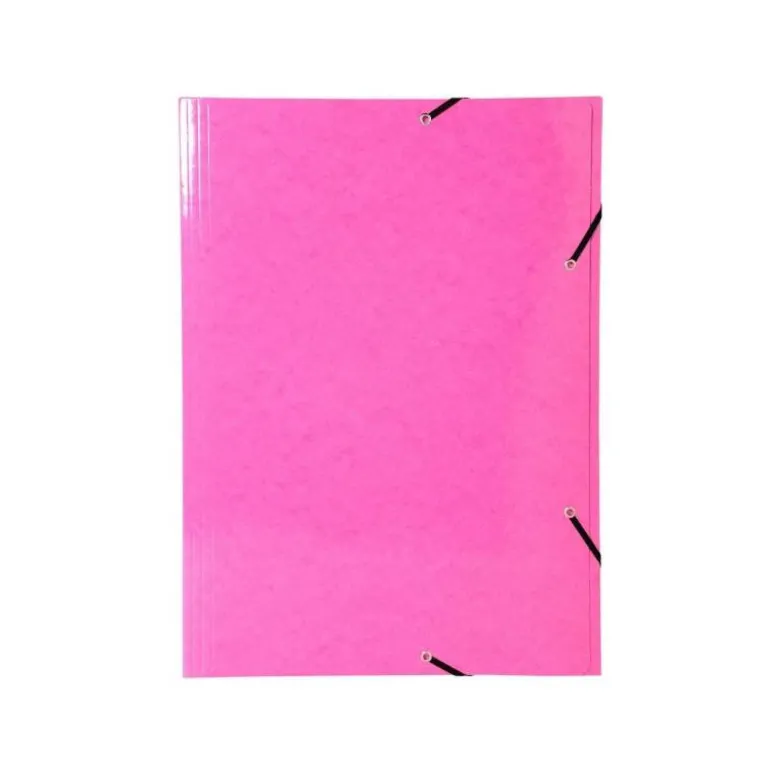 CARPETA EXACOMPTA IDERAMA GOMAS CARTON 600 GR TRES SOLAPAS DIN A3 COLORES SURTIDOS