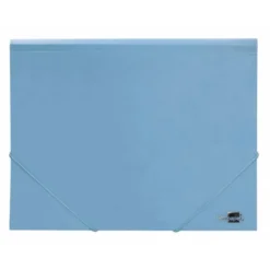 Carpeta gomas con solapa Liderpapel DIN A4 polipropileno 400 micras 100 hojas color azul