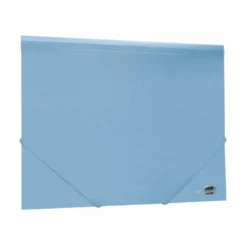 Carpeta gomas con solapa Liderpapel DIN A4 polipropileno 400 micras 100 hojas color azul