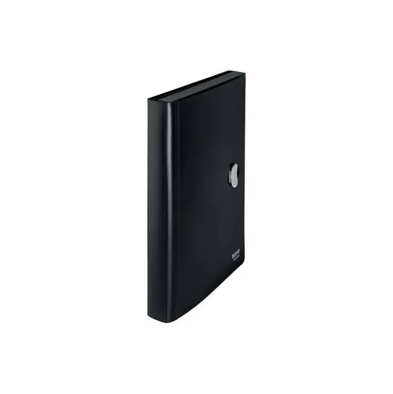 CARPETA LEITZ RECYCLE CLASIFICADOR FUELLE POLIPROPILENO 5+1 COMPARTIMENTOS DIN A4 NEGRO
