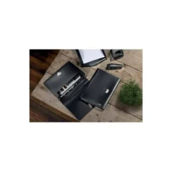 CARPETA LEITZ RECYCLE CLASIFICADOR FUELLE POLIPROPILENO 5+1 COMPARTIMENTOS DIN A4 NEGRO
