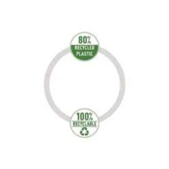 CARPETA LEITZ RECYCLE CLASIFICADOR FUELLE POLIPROPILENO 5+1 COMPARTIMENTOS DIN A4 ROJO