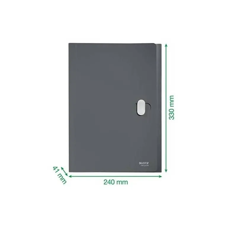 CARPETA LEITZ RECYCLE CLASIFICADOR FUELLE POLIPROPILENO 5+1 COMPARTIMENTOS DIN A4 ROJO