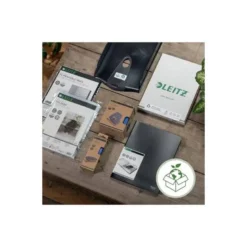 CARPETA LEITZ RECYCLE GOMAS TRES SOLAPAS DIN A4 POLIPROPILENO VERDE