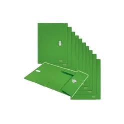 CARPETA LEITZ RECYCLE GOMAS TRES SOLAPAS DIN A4 POLIPROPILENO VERDE