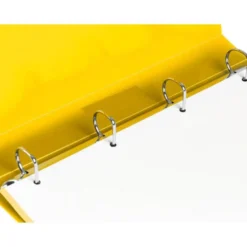 CARPETA LIDERPAPEL 4 ANILLAS 25 MM MIXTAS POLIPROPILENO DIN A4 AMARILLO