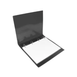 Carpeta Liderpapel 4 anillas polipropileno DIN A4 25mm color negro
