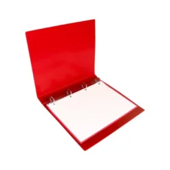 Carpeta Liderpapel 4 anillas polipropileno DIN A4 25mm color rojo