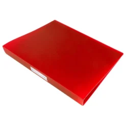 Carpeta Liderpapel 4 anillas polipropileno DIN A4 25mm color rojo