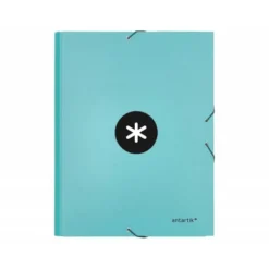 Carpeta Liderpapel Antartik Din A4 con Solapas Cartón forrado color menta