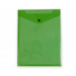 CARPETA LIDERPAPEL DOSSIER BROCHE POLIPROPILENO DIN A4 FORMATO VERTICAL CON FUELLE VERDE