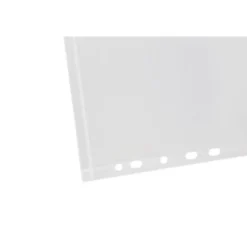 CARPETA LIDERPAPEL DOSSIER BROCHE POLIPROPILENO A4 CIERRE DE VELCRO 180 MICRAS 11 TALADROS TRANSPARENTE