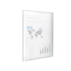 CARPETA LIDERPAPEL ESCAPARATE 40 FUNDAS POLIPROPILENO DIN A3 TRANSPARENTE TRANSLUCIDO